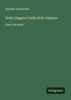 Cover Della Lingua e Dello Stile Italiano