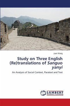 Cover Study on Three English (Re)translations of Sanguo yanyi