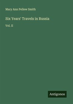 Cover Six Years' Travels in Russia