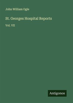 Cover St. Georges Hospital Reports