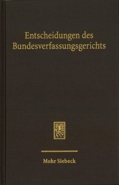 Cover Entscheidungen des Bundesverfassungsgerichts (BVerfGE)