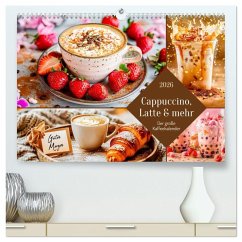 Cover Cappuccino, Latte und mehr - Der große Kaffeekalender (hochwertiger Premium Wandkalender 2026 DIN A2 quer), Kunstdruck in Hochglanz