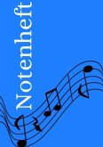 Notenheft: DIN A5 Notenlinienheft   60 Seiten mit 12 Notenzeilen / Systeme pro Blatt   Papier 90g/m²   Musikheft mit Not