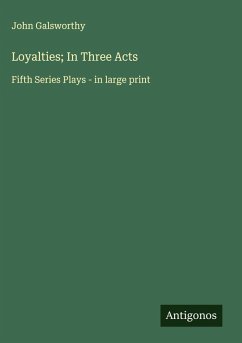 Cover Loyalties; In Three Acts