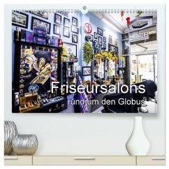 Cover Friseursalons rund um den Globus (hochwertiger Premium Wandkalender 2026 DIN A2 quer), Kunstdruck in Hochglanz
