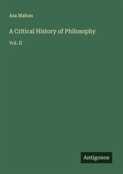 Cover A Critical History of Philosophy