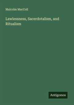 Cover Lawlessness, Sacerdotalism, and Ritualism