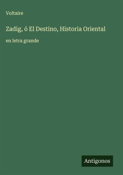 Cover Zadig, ó El Destino, Historia Oriental