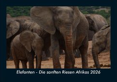 Cover Elefanten - Die sanften Riesen Afrikas 2026 Fotokalender DIN A5