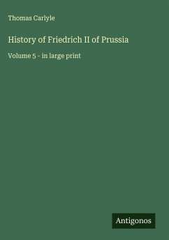 Cover History of Friedrich II of Prussia