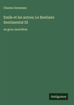 Cover Emile et les autres; Le Bestiaire Sentimental III