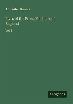 Cover Lives of the Prime Ministers of England