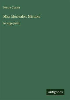 Cover Miss Merivale's Mistake