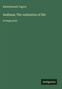 Cover Sadhana; The realisation of life