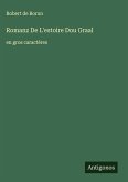 Romanz De L'estoire Dou Graal