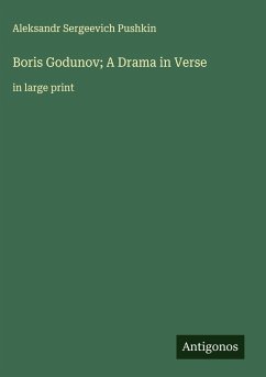 Cover Boris Godunov; A Drama in Verse