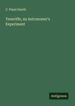 Cover Teneriffe, an Astronomer's Experiment