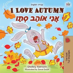 Cover I Love Autumn (English Hebrew Bilingual Book for kids)