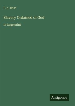 Cover Slavery Ordained of God