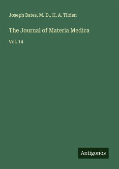 Cover The Journal of Materia Medica