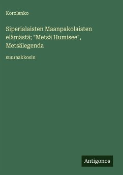 Cover Siperialaisten Maanpakolaisten elämästä; 