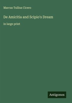 Cover De Amicitia and Scipio's Dream