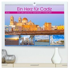 Cover Ein Herz für Cadiz (hochwertiger Premium Wandkalender 2026 DIN A2 quer), Kunstdruck in Hochglanz