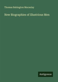 Cover New Biographies of Illustrious Men