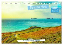 Cover Frankreich: Lichtstimmungen der Phantasie (Tischkalender 2026 DIN A5 quer), CALVENDO Monatskalender