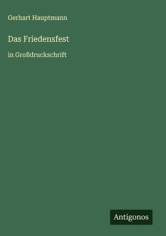 Cover Das Friedensfest