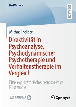 Cover Direktivität in Psychoanalyse, Psychodynamischer Psychotherapie und Verhaltenstherapie im Vergleich (eBook, PDF)