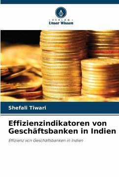 Cover Effizienzindikatoren von Geschäftsbanken in Indien
