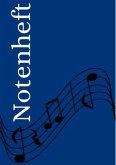 Notenheft: DIN A4 Notenlinienheft   200 Seiten mit 12 Notenzeilen / Systeme pro Blatt   Papier 90g/m²   Musikheft mit No