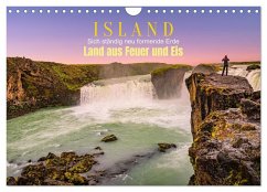Cover Island, Land aus Feuer und Eis: Sich ständig neu formende Erde (Wandkalender 2026 DIN A4 quer), CALVENDO Monatskalender