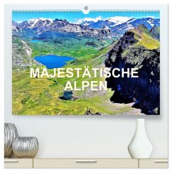 Majestätische Alpen (hochwertiger Premium Wandkalender 2026 DIN A2 quer), Kunstdruck in Hochglanz