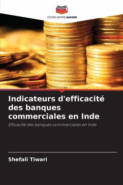 Cover Indicateurs d'efficacité des banques commerciales en Inde