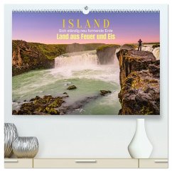 Cover Island, Land aus Feuer und Eis: Sich ständig neu formende Erde (hochwertiger Premium Wandkalender 2026 DIN A2 quer), Kunstdruck in Hochglanz