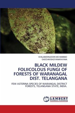 Cover BLACK MILDEW FOLIICOLOUS FUNGI OF FORESTS OF WARANAGAL DIST. TELANGANA