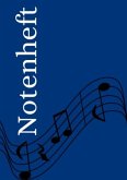 Notenheft: DIN A4 Notenlinienheft   44 Seiten mit 12 Notenzeilen / Systeme pro Blatt   Papier 90g/m²   Musikheft mit Not