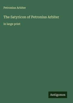 Cover The Satyricon of Petronius Arbiter