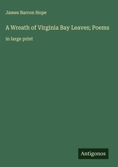 Cover A Wreath of Virginia Bay Leaves; Poems