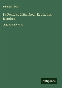 Cover De Pontoise à Stamboul; Et d'autres histoires