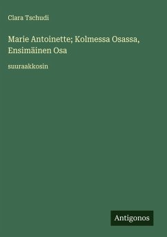 Cover Marie Antoinette; Kolmessa Osassa, Ensimäinen Osa