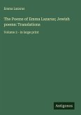 The Poems of Emma Lazarus; Jewish poems: Translations
