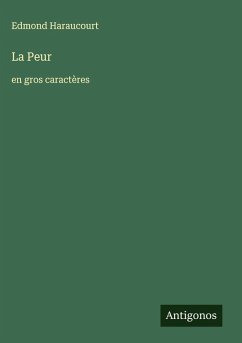 La Peur Cover La Peur