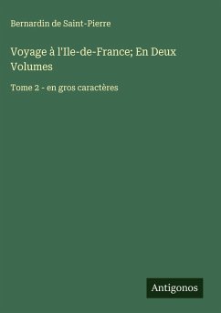 Cover Voyage à l'Ile-de-France; En Deux Volumes