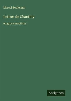Cover Lettres de Chantilly