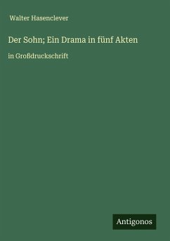 Cover Der Sohn; Ein Drama in fünf Akten