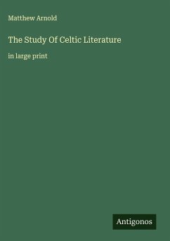 Cover The Study Of Celtic Literature