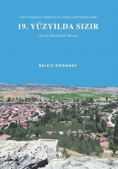 Cover 13387 Numarali Temettuat Vergi Defterine Göre 19. Yüzyilda Sizir